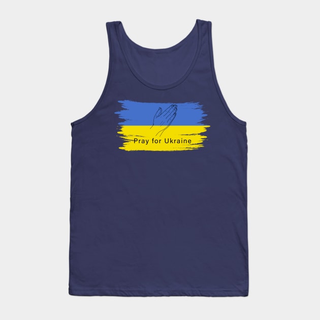 Stand with Ukraine Tank Top by Happy Art Designs